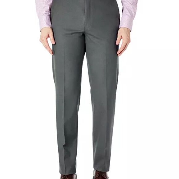 Ralph Lauren Classic-Fit Ultraflex Stretch Flat-Front Dark Grey 30x30 NWT IN PKG - Picture 3 of 7